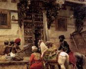 Craftsman Selling Cases By a Teak Wood Building Ahmedabad - 埃德温·罗德·威克斯